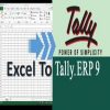 excel to tally