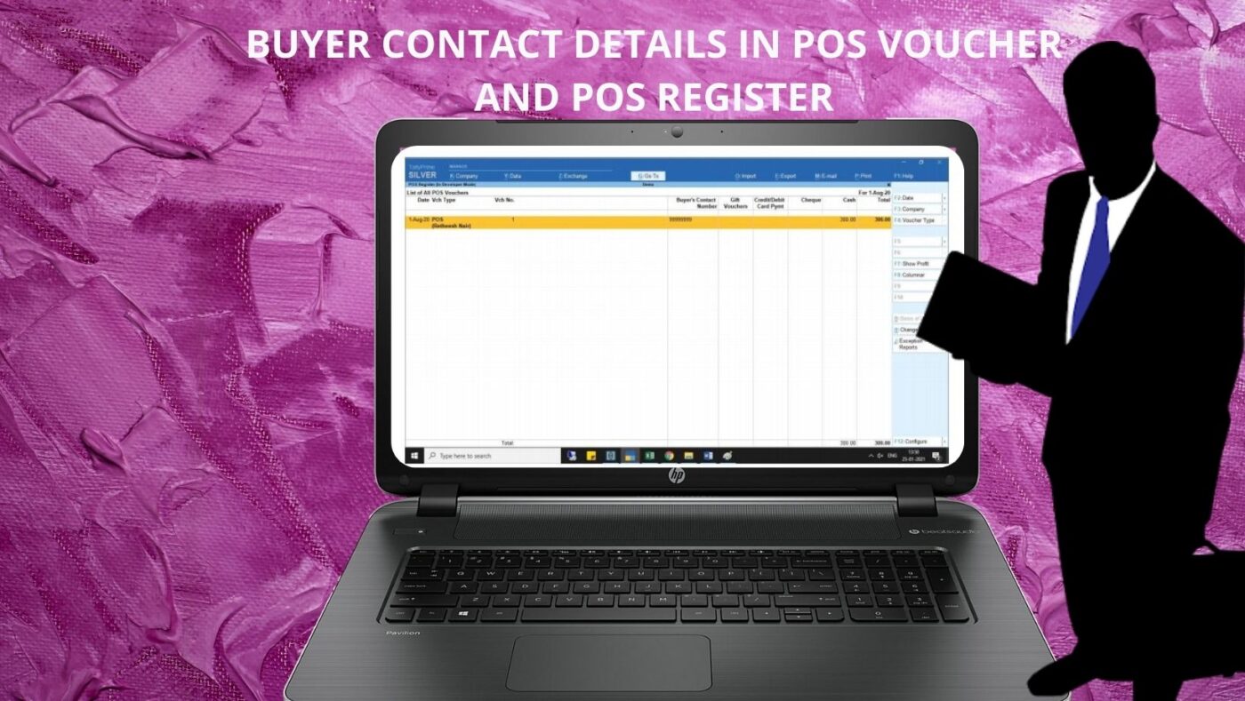 BUYER CONTACT DETAILS IN POS VOUCHER AND POS REGISTER