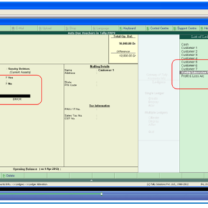 Auto Generate Due Entries TALLY PRIME
