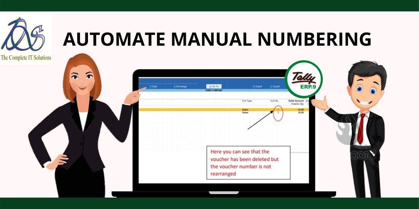 Automate Manual Numbering TCP For Tally Prime