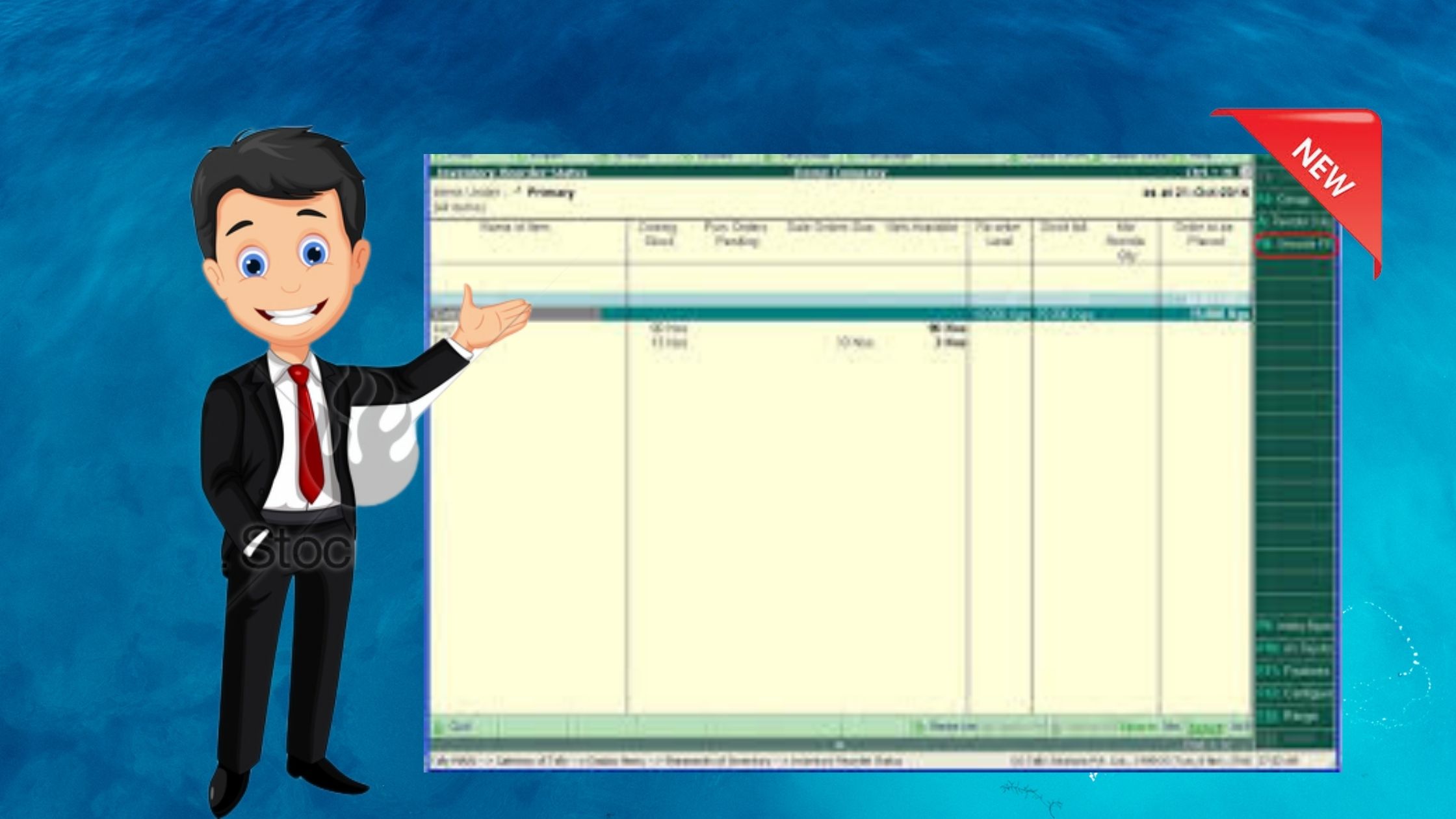 AUTO P.O FOR ROL SHORT FALL TCP FOR TALLY PRIME