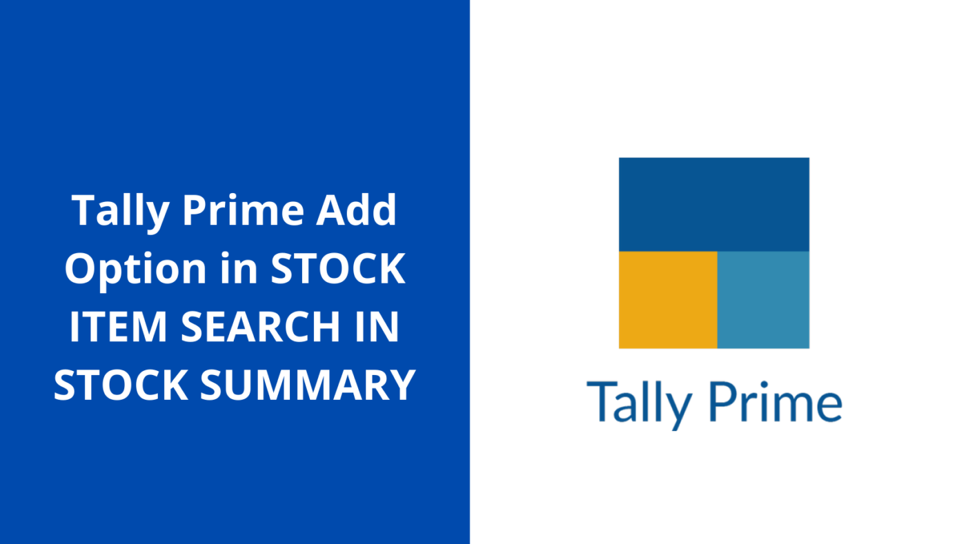Tally Customization Addons.1