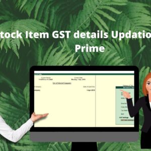 Stock Item GST details Updation