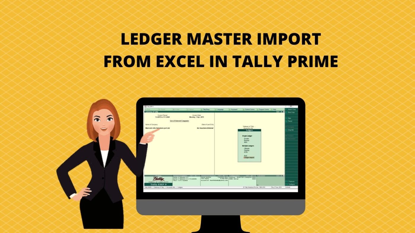 LEDGER MASTER IMPORT FROM EXCEL
