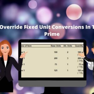Override Fixed Unit Conversions