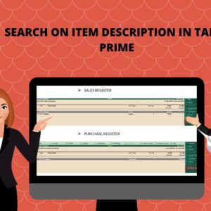 SEARCH ON ITEM DESCRIPTION