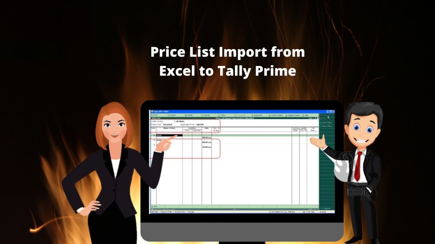 Price List Import from Excel to Tally.ERP9