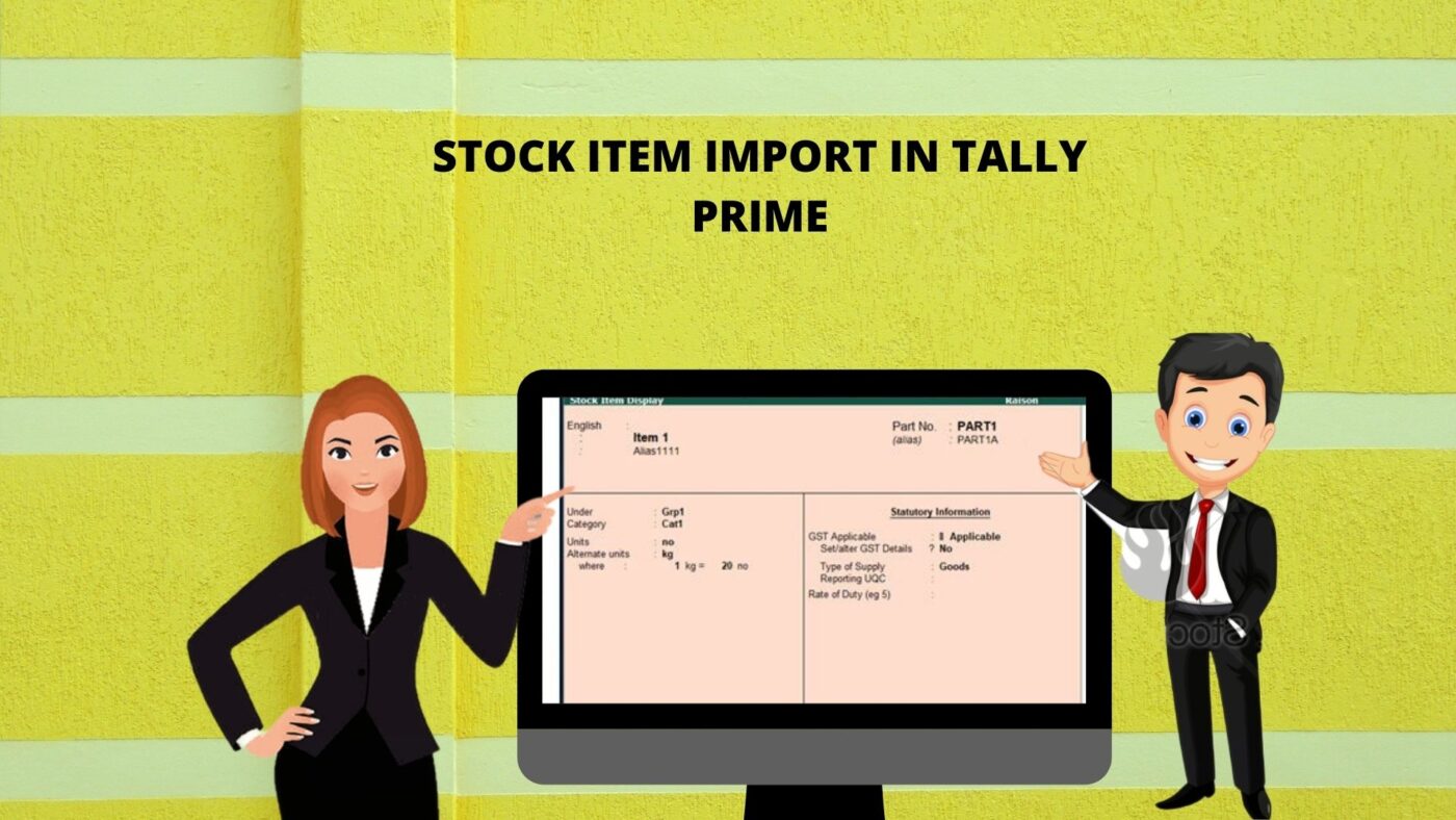STOCK ITEM IMPORT