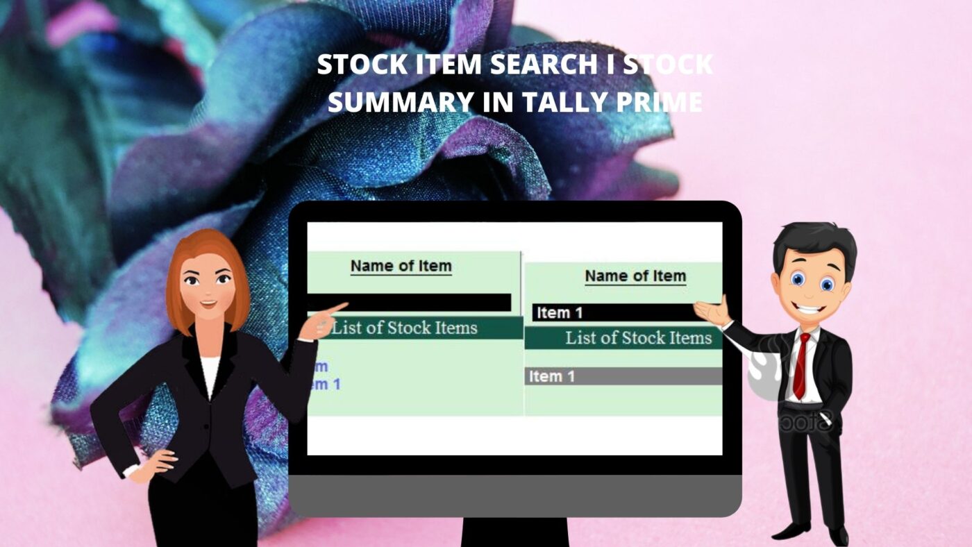 STOCK ITEM SEARCH I STOCK SUMMARY