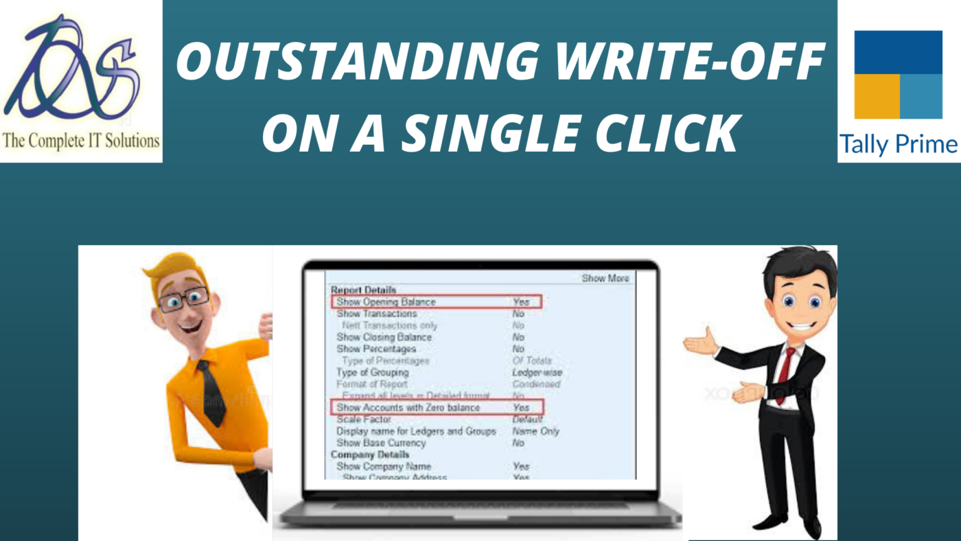 OUTSTANDING WRITE-OFF ON A SINGLE CLICK