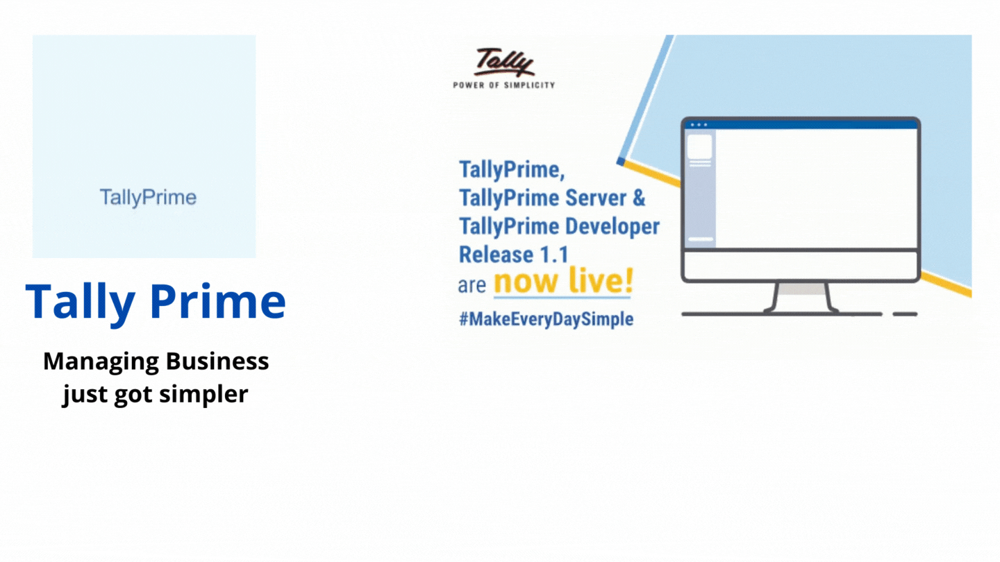 TallyPrime Release 1.1.3 Launch Today