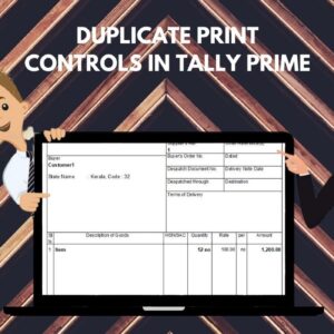 DUPLICATE PRINT CONTROLS
