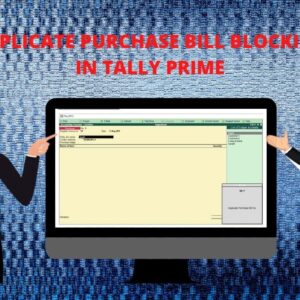 DUPLICATE PURCHASE BILL BLOCKING