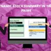DYNAMIC STOCK SUMMARY