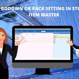 Godown or rack setting in stock item Master in TallyPrime