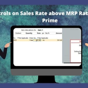 Controls on Sales Rate above MRP Rate