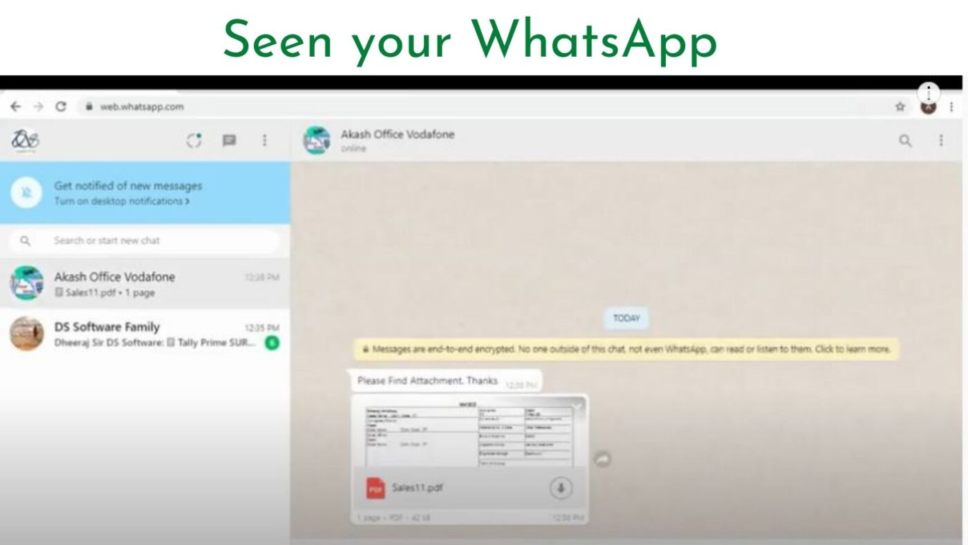 Tally To WhatsApp