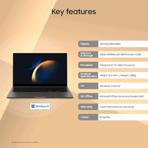 Samsung Galaxy Book3 360 Laptop - Intel® Core™ i7-1335U processor